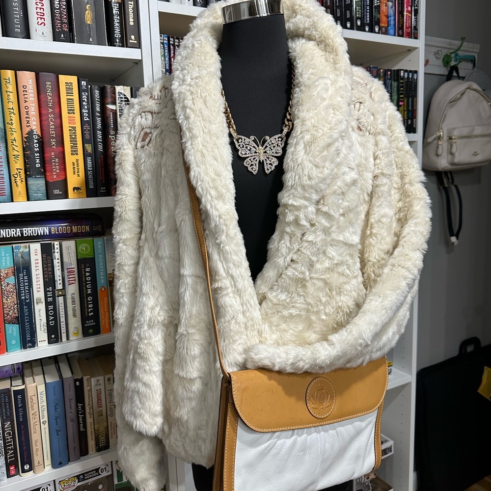 Free People Embroidered Cascade Fur Jacket